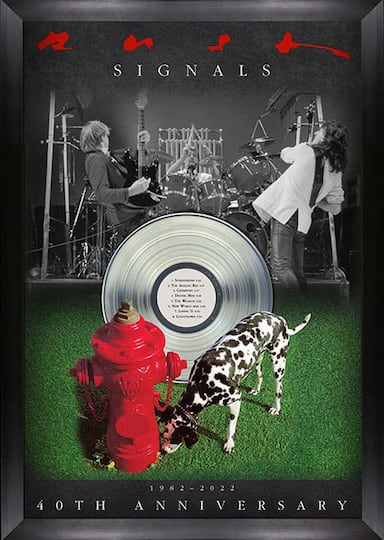 Rush Signals 40th Anniversary Frame 26" x 34"